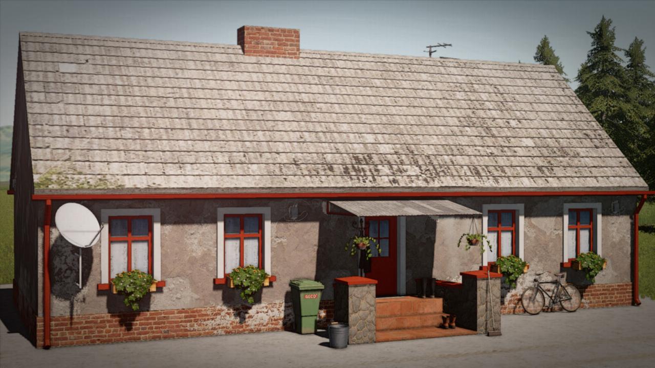 Kleines altes polnisches Haus