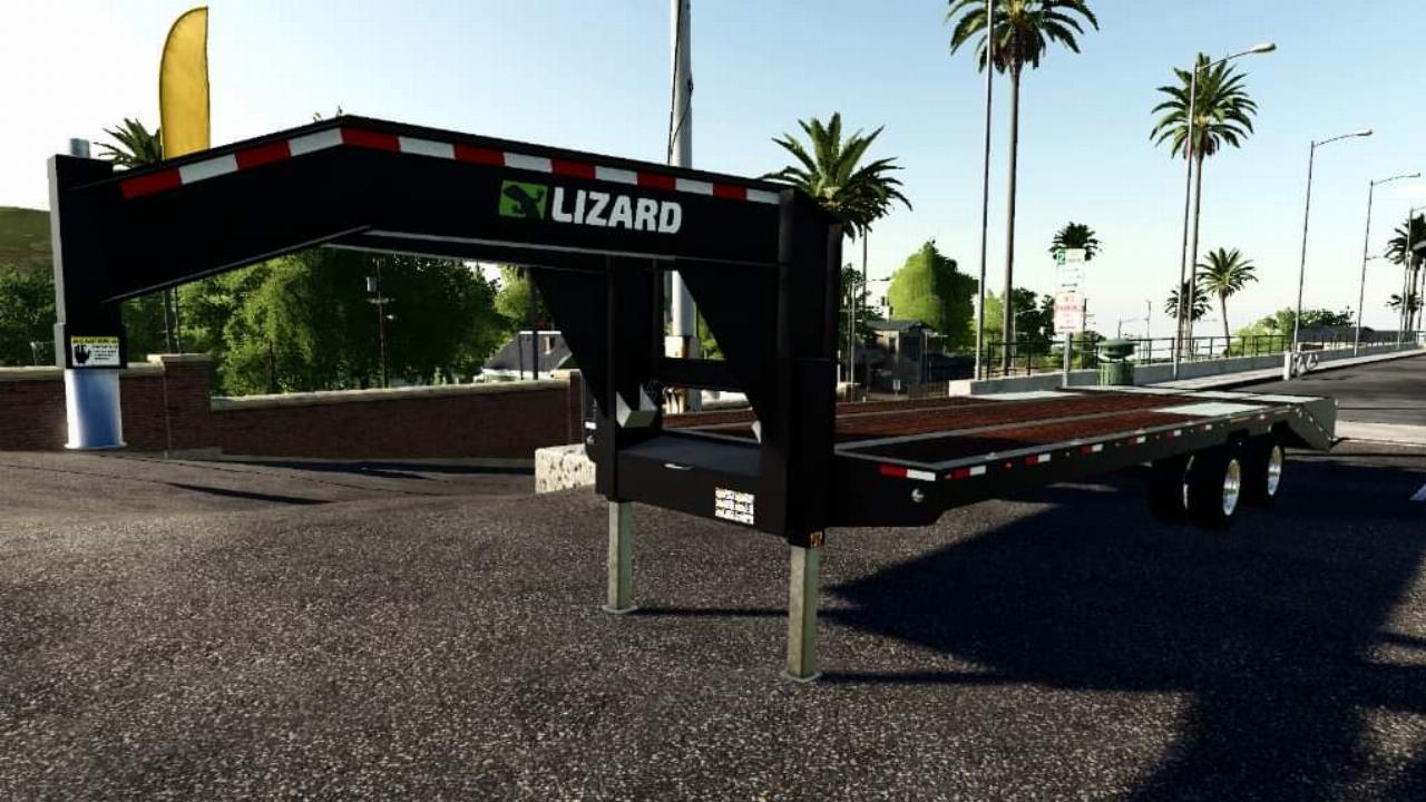 LIZARD 20ft Gooseneck trailer