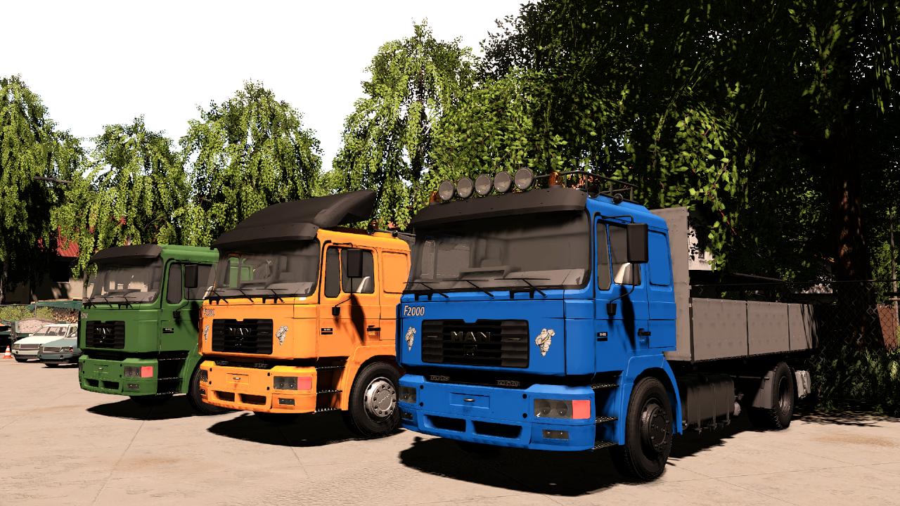 Mann F2000 SideDoors mit Kran