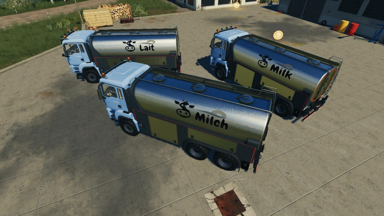 MAN TGS Milk Truck