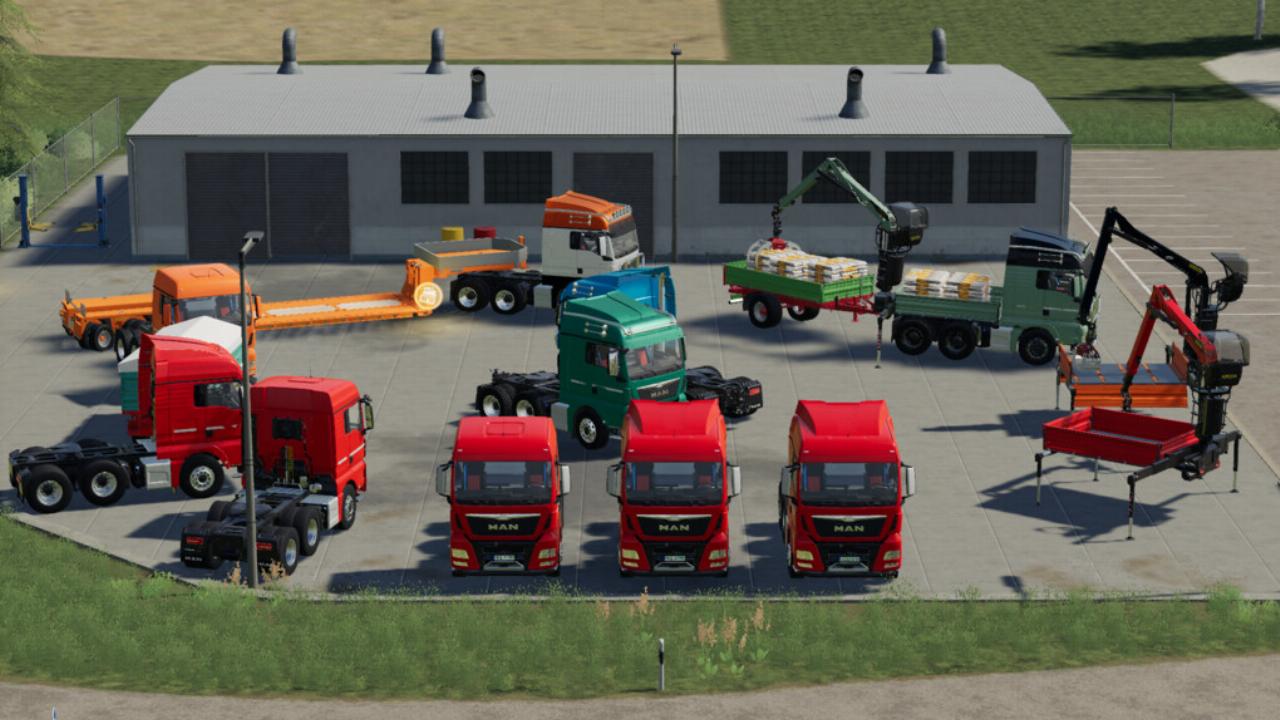 MAN TGX Semi-Truck Pack