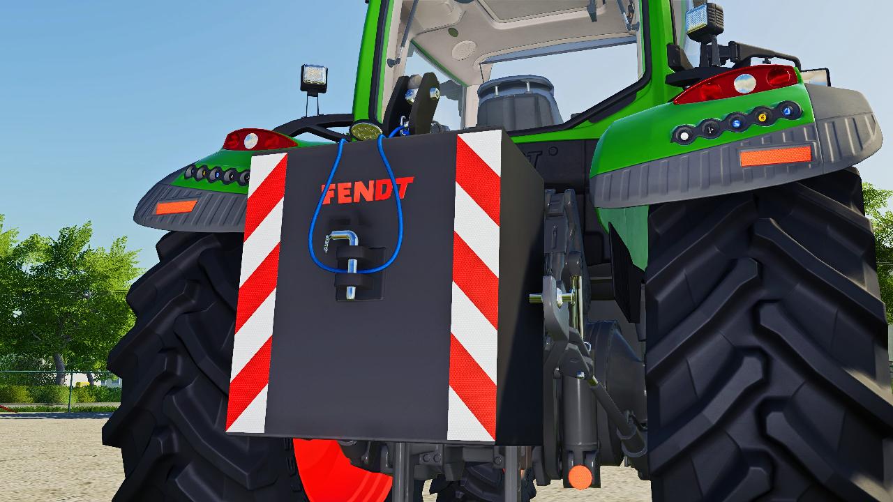 Masses Fendt 800-1250 Kg