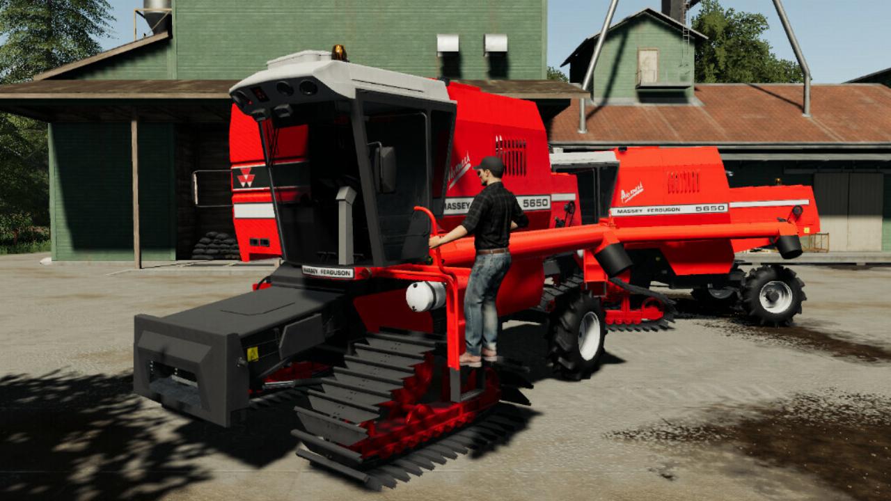 Massey Ferguson 5650 And Massey Ferguson 5650 Cutter