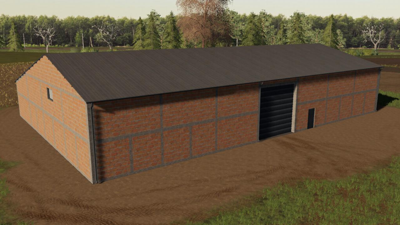 Medium Garage With Shelter