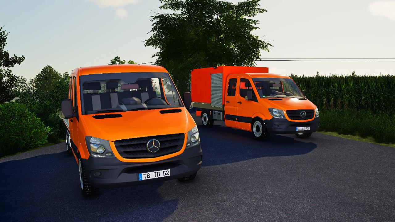 Mercedes Benz Sprinter W 906 519 CDI FS19 - KingMods.