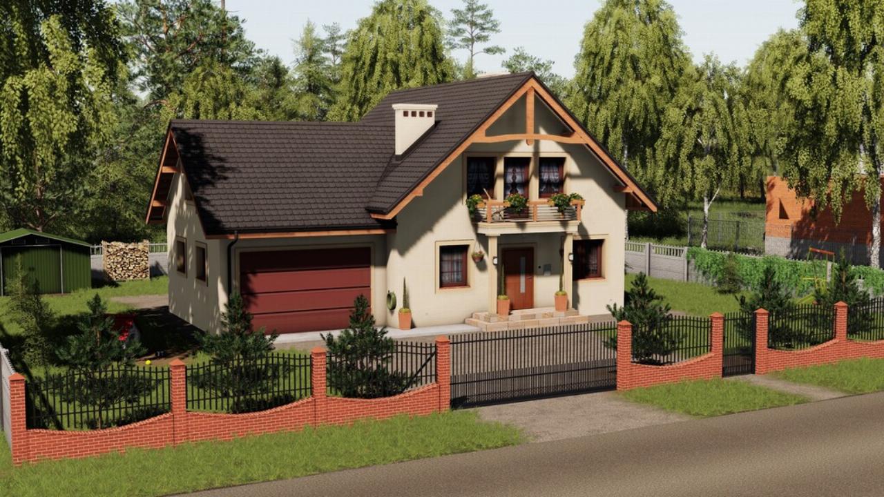 Загрузите мод Modern Decorative House (Фермерские дома) для FS19, Farming S...