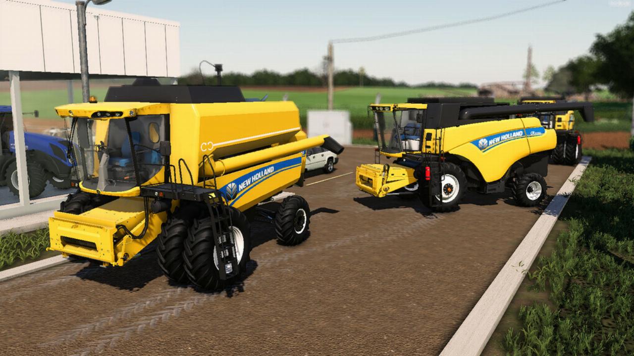 New Holland CR5080 And TX 5.90