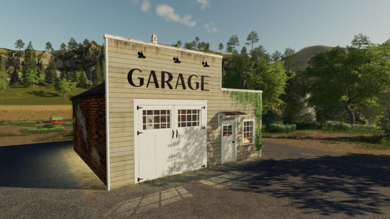 Alte amerikanische Garage