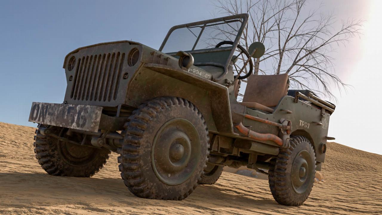 Old Willys Jeep