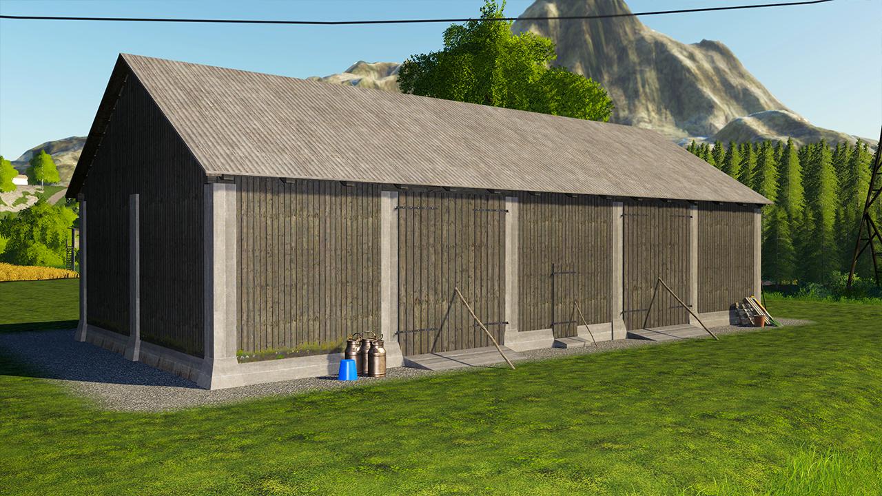 Old wooden barn