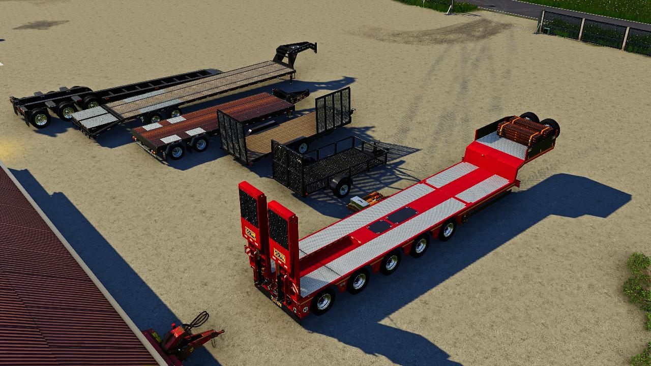 Pack flatbed trailer Landscape