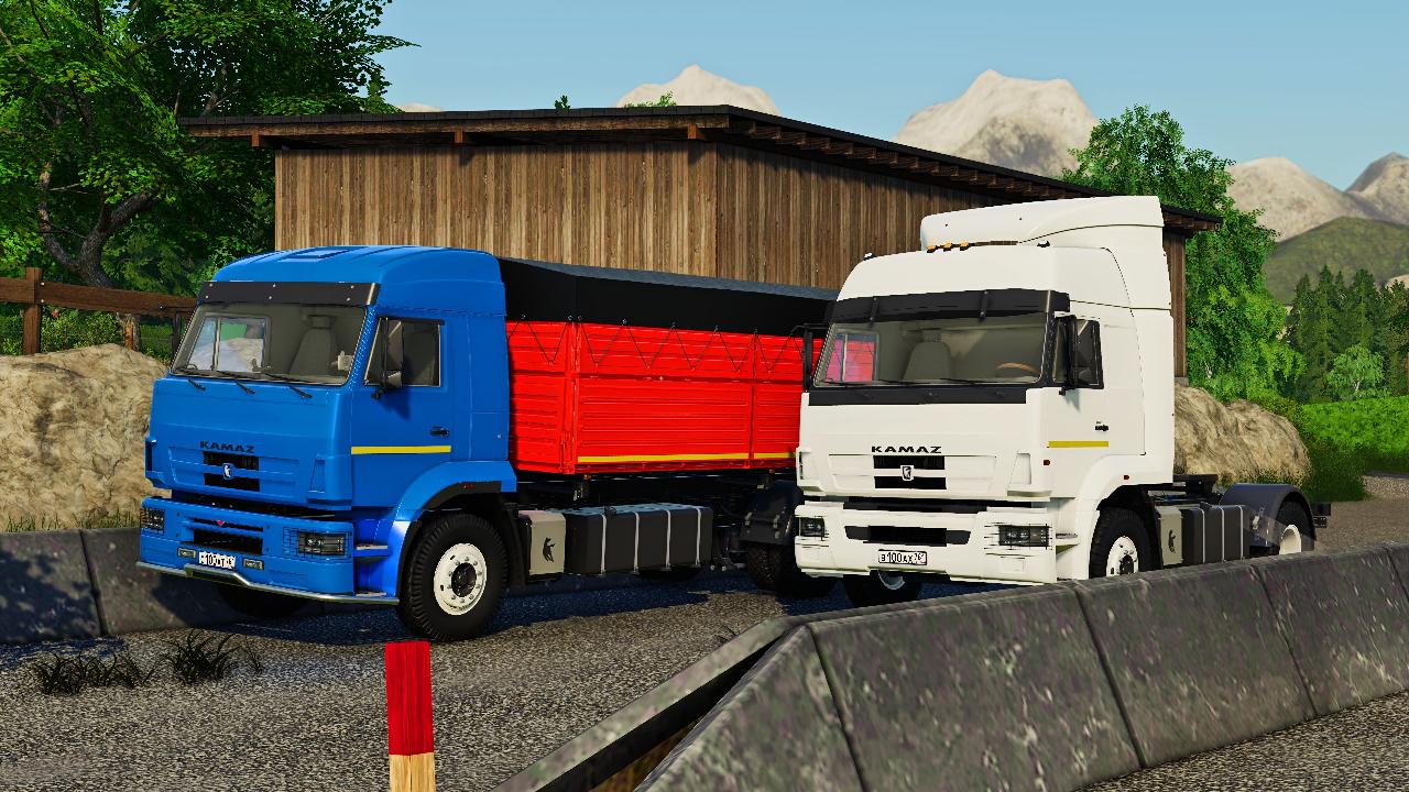 Pack Kamaz 5480 & 53602 trailer