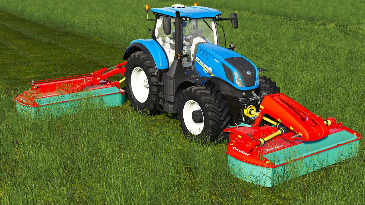 Pack mowers