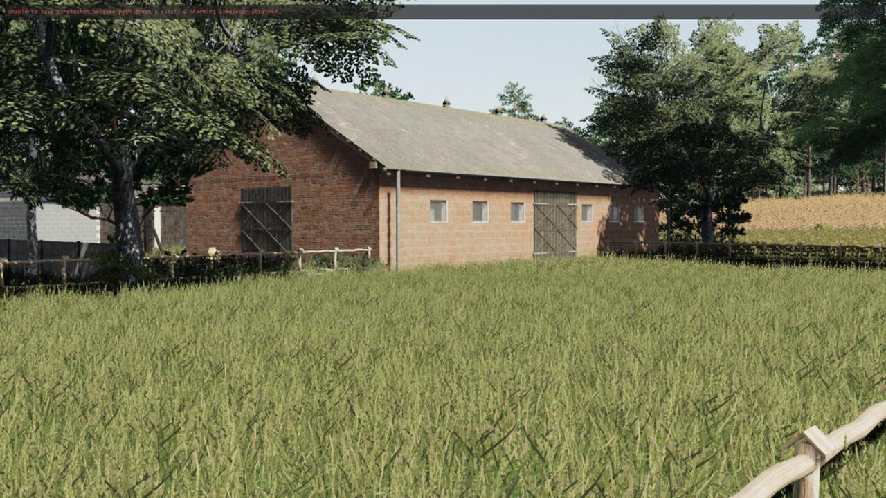 Pack Of Old Medium Cowshed With Pasture