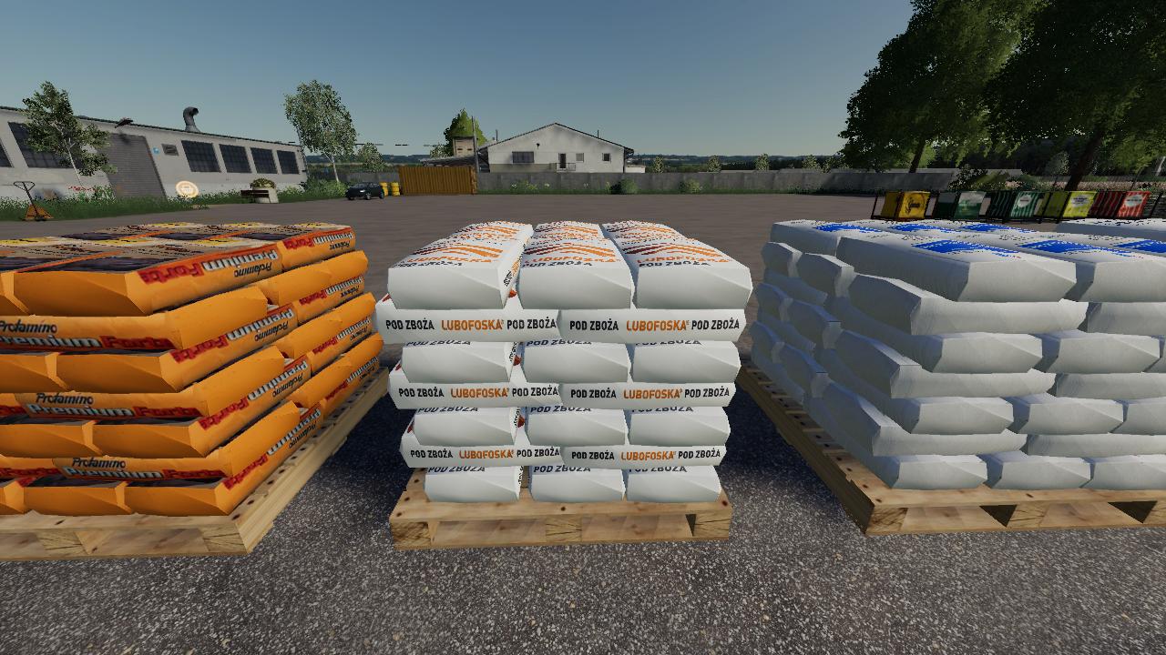 Package of fertilizers and seeds