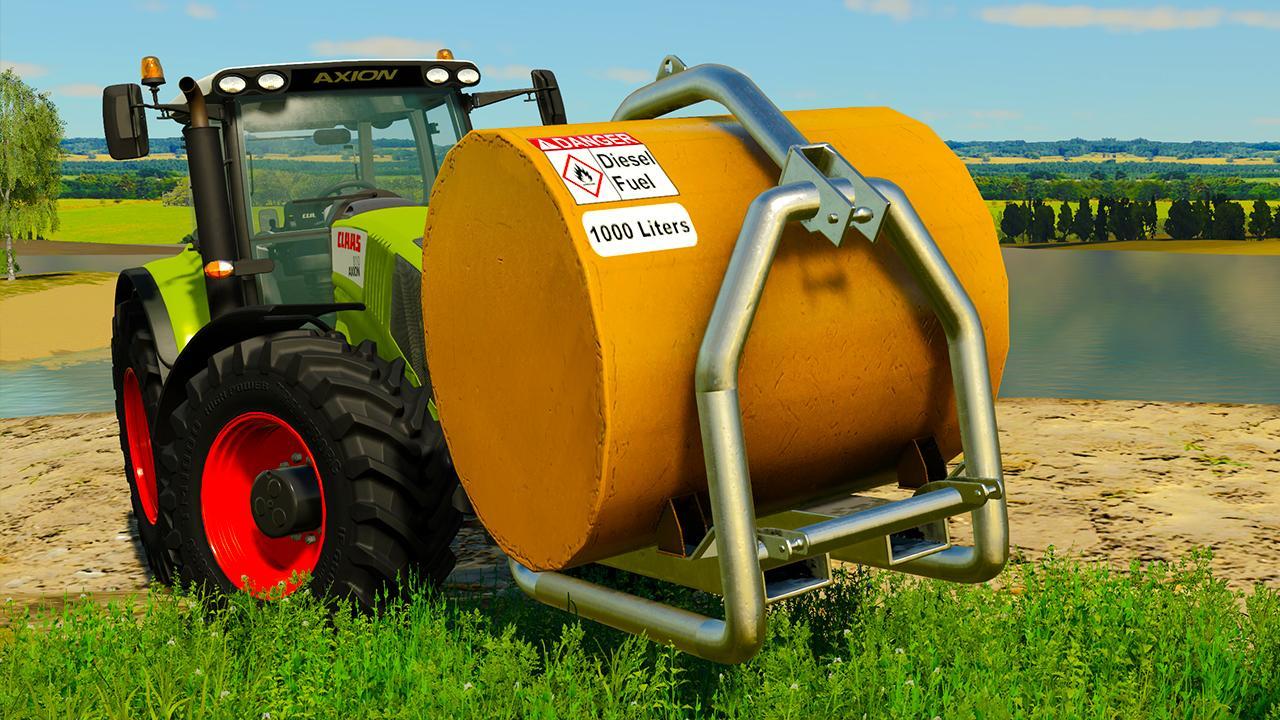 Petite citerne à carburant