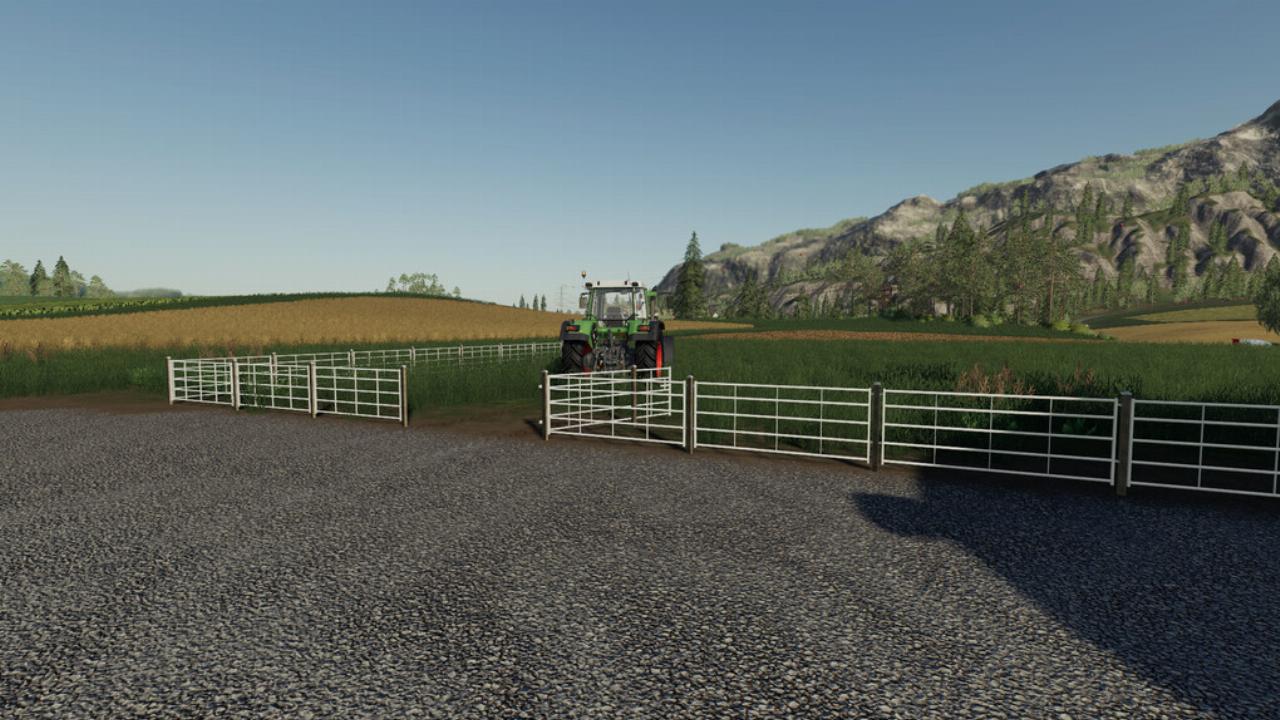 Placeable Pasture Gate And Fences