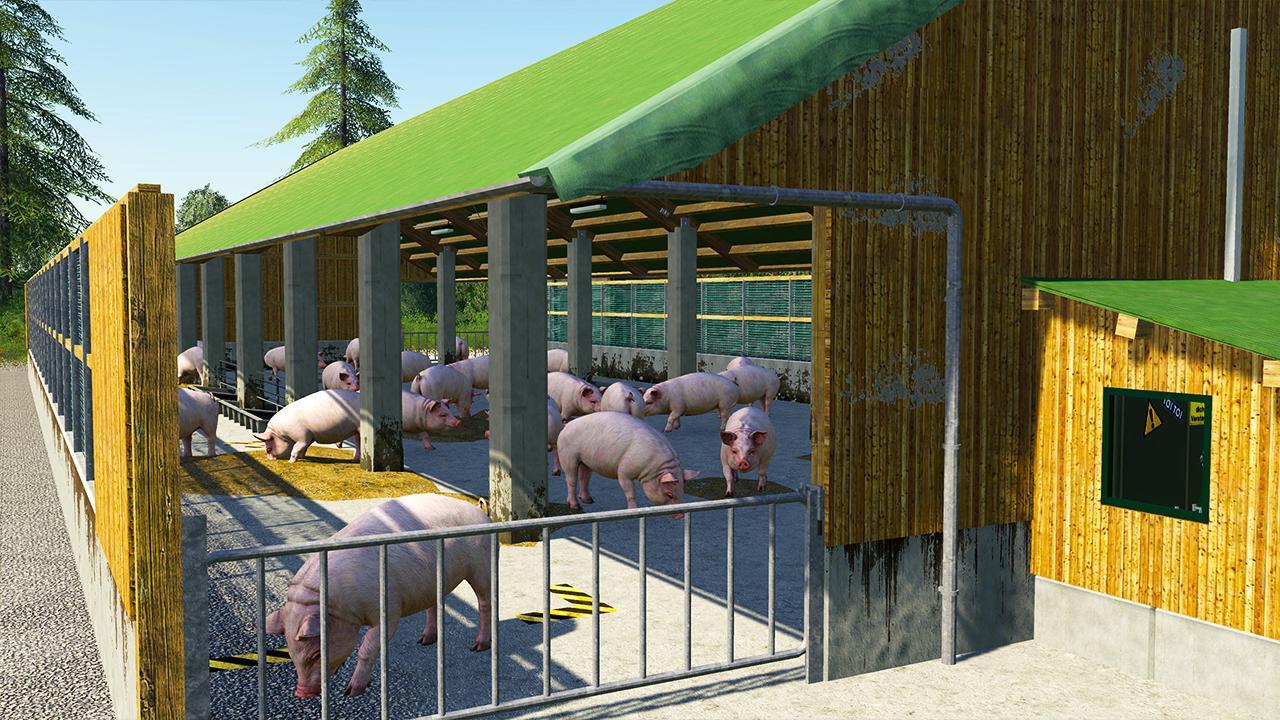 Schweinestall mit außen