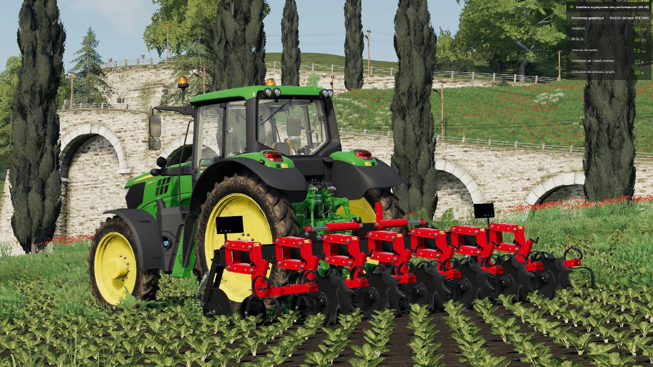 Razol Row crop cultivator 6 rows