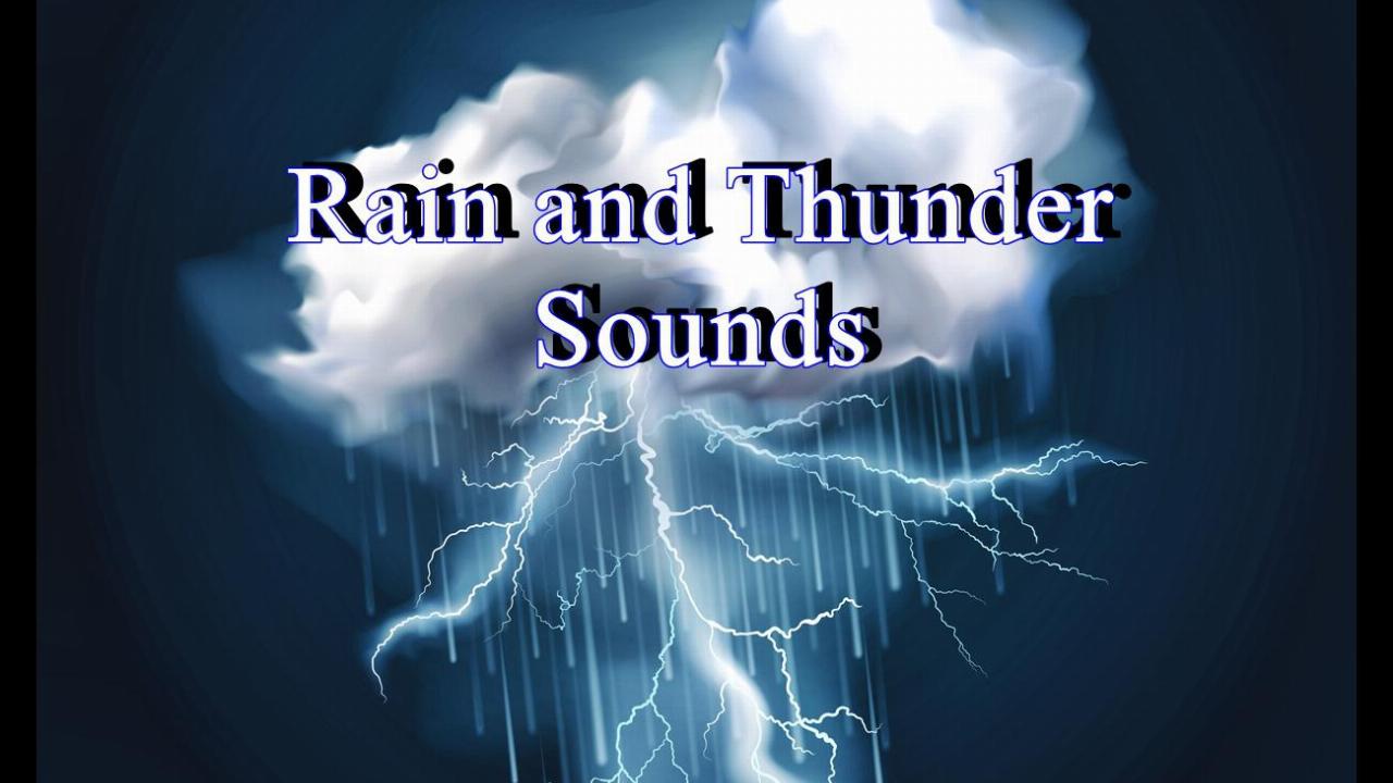 Realistic Heavy Rain and Thunder Sounds