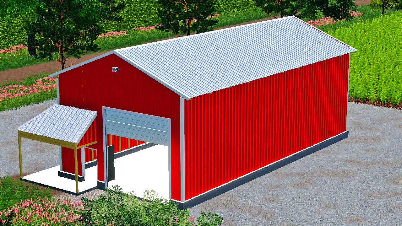 Hangar Rouge 30x60