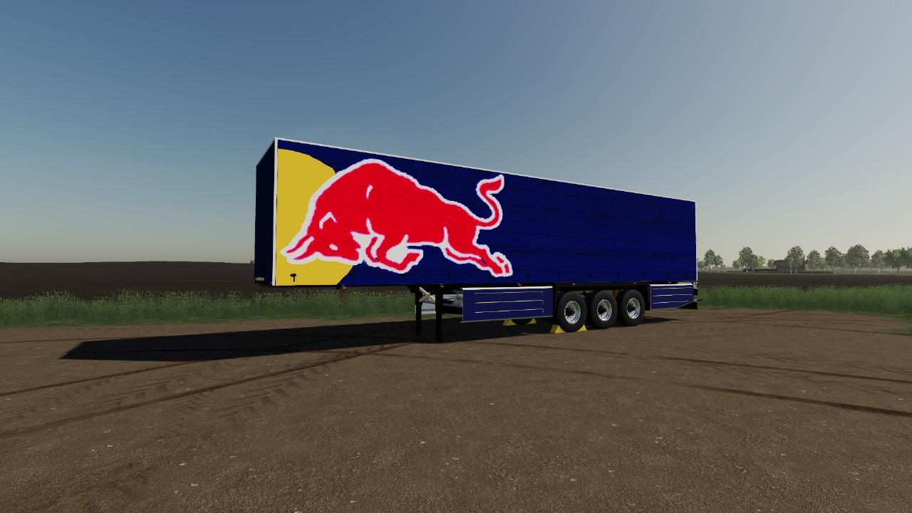 Remoque "SCHMITZ CARGO / RED BULL"