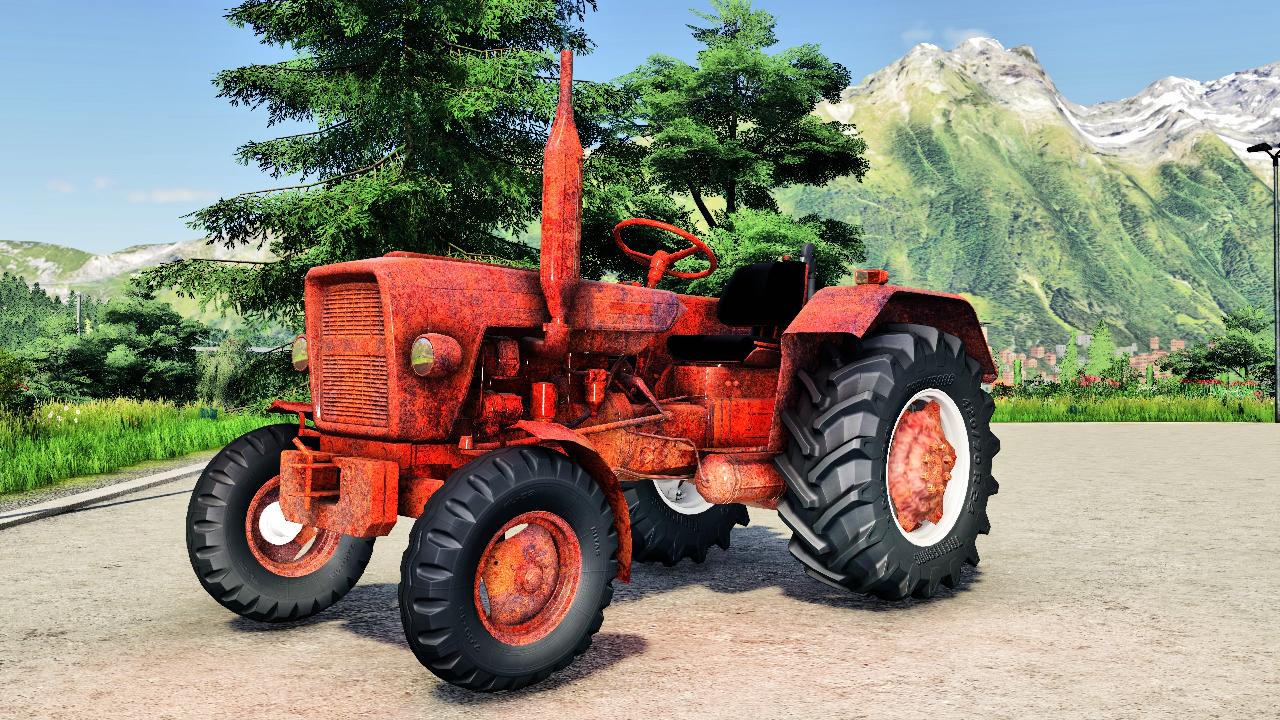 Rostiger alter Traktor