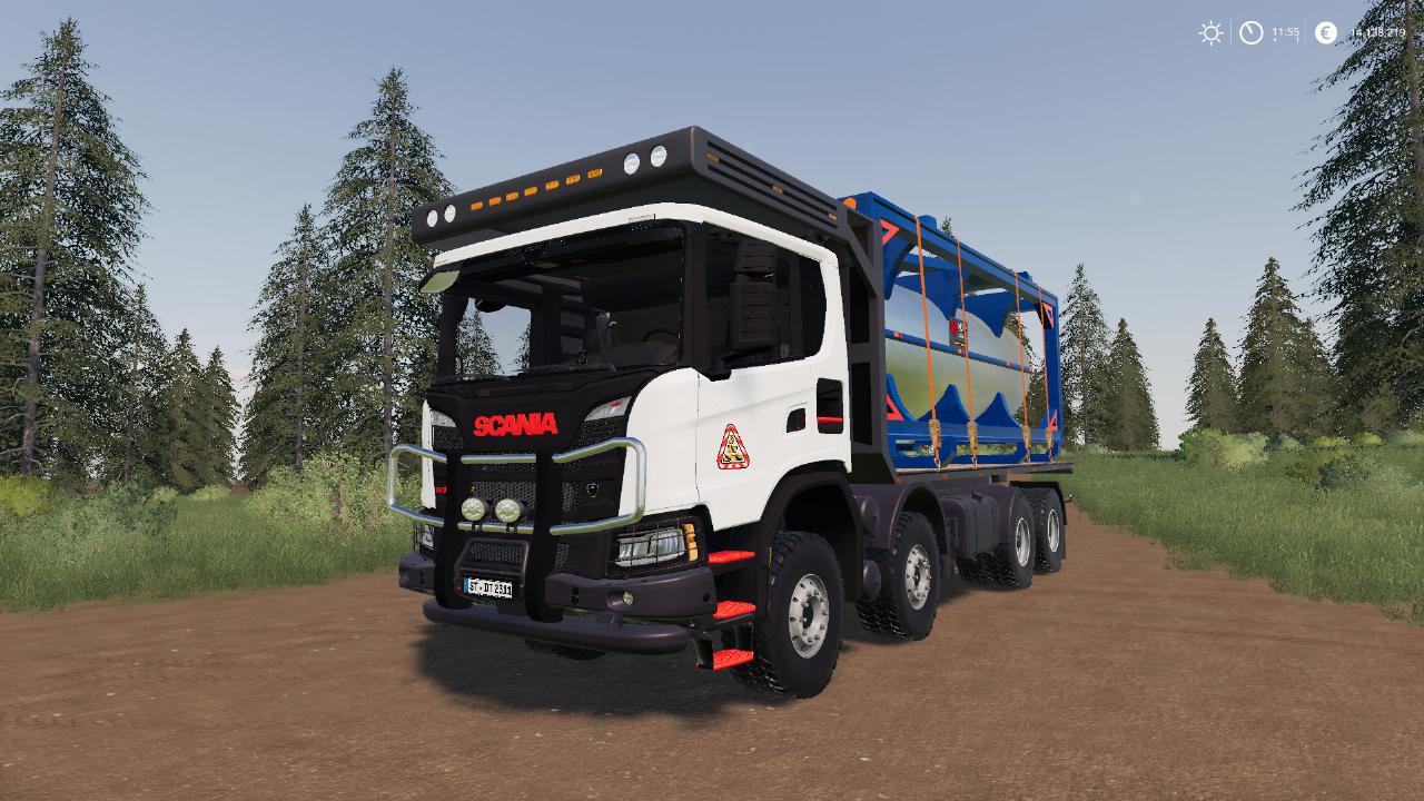 Scania XT 8x8 Plateau