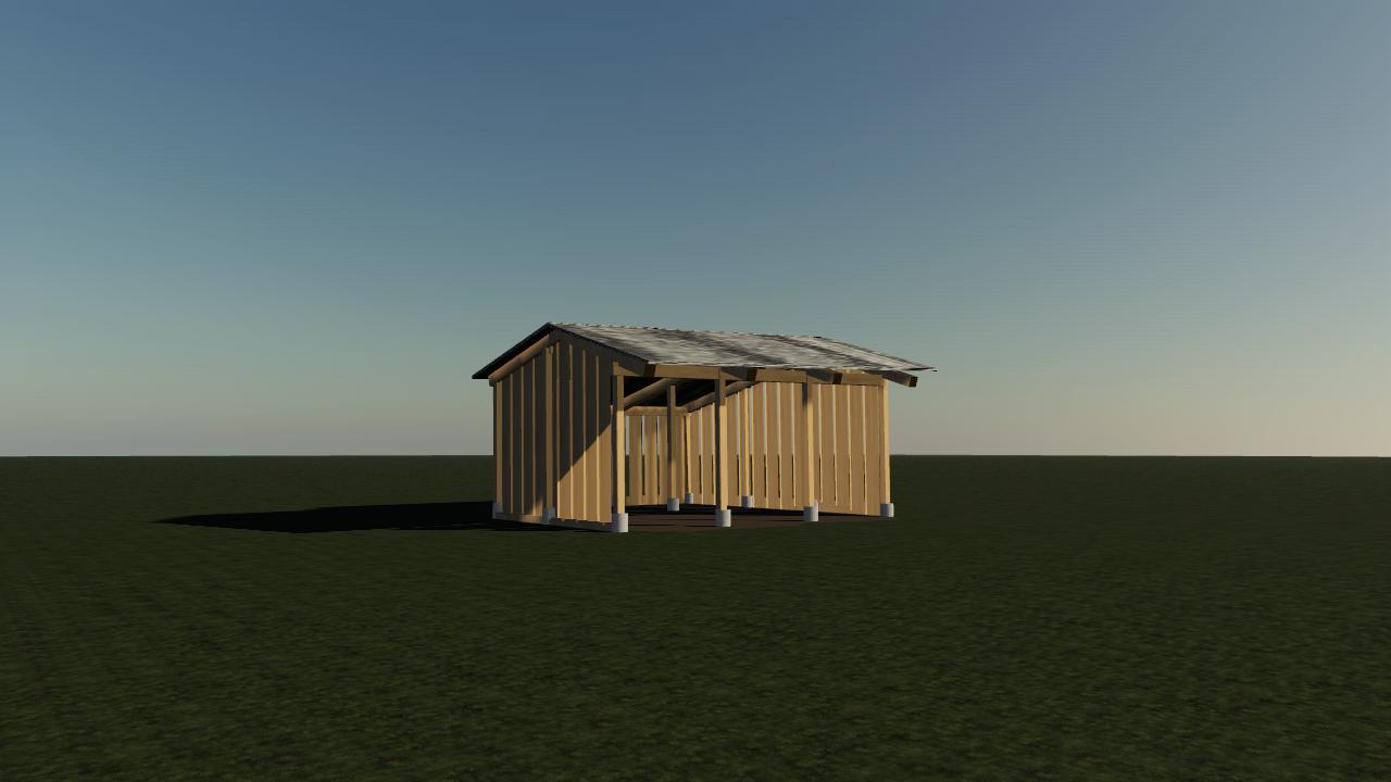 Petit hangar (i3D)