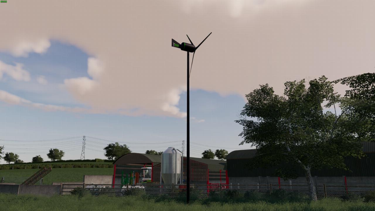 Kleine Windkraftanlage