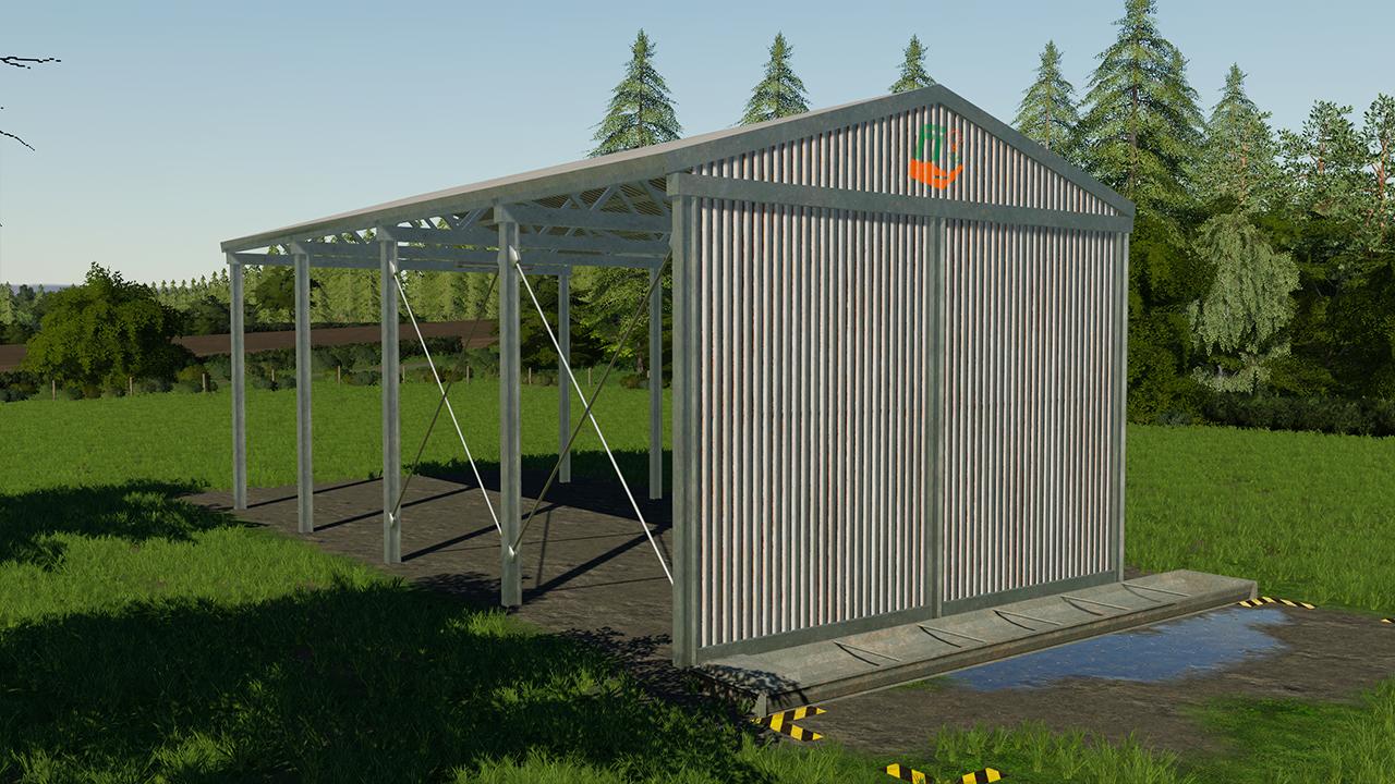 Steel shed