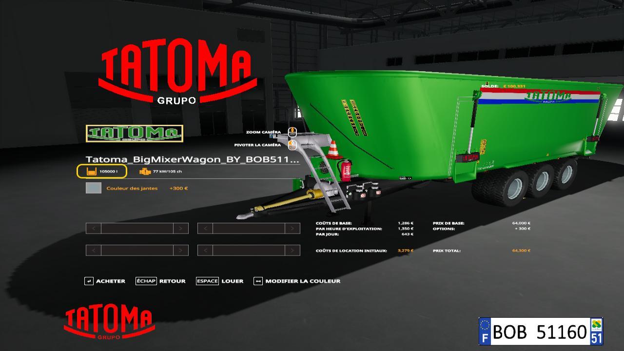 TATOMA BIGMIXERWAGON BY BOB51160