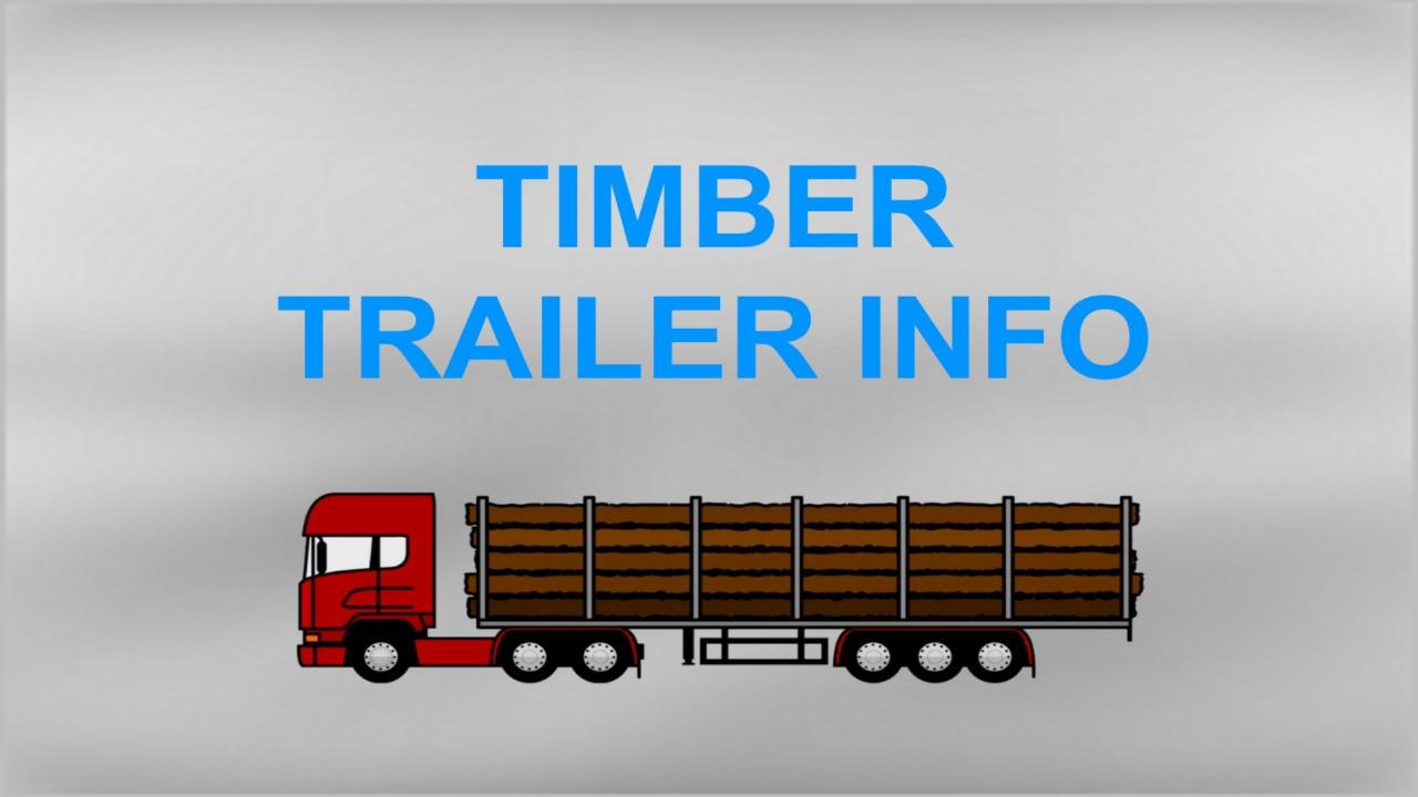 Timber Trailer Info