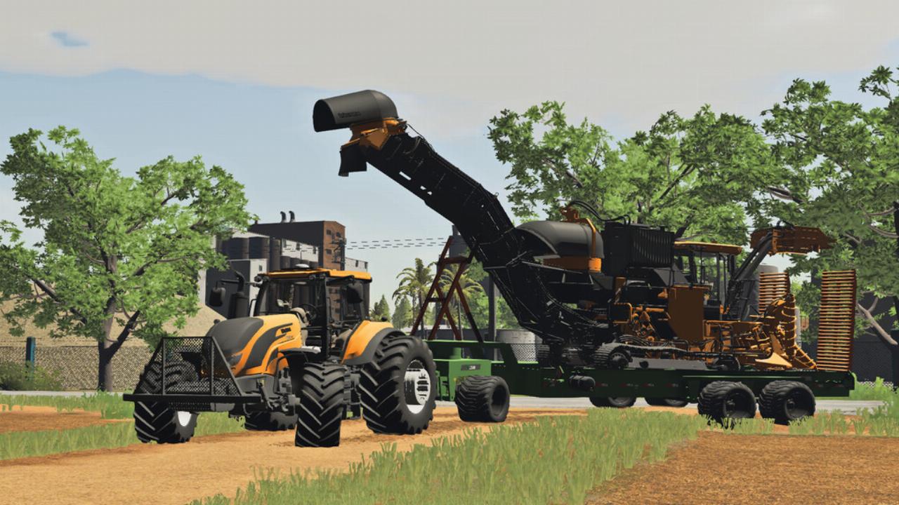 Trailer For Sugar Cane Harvester