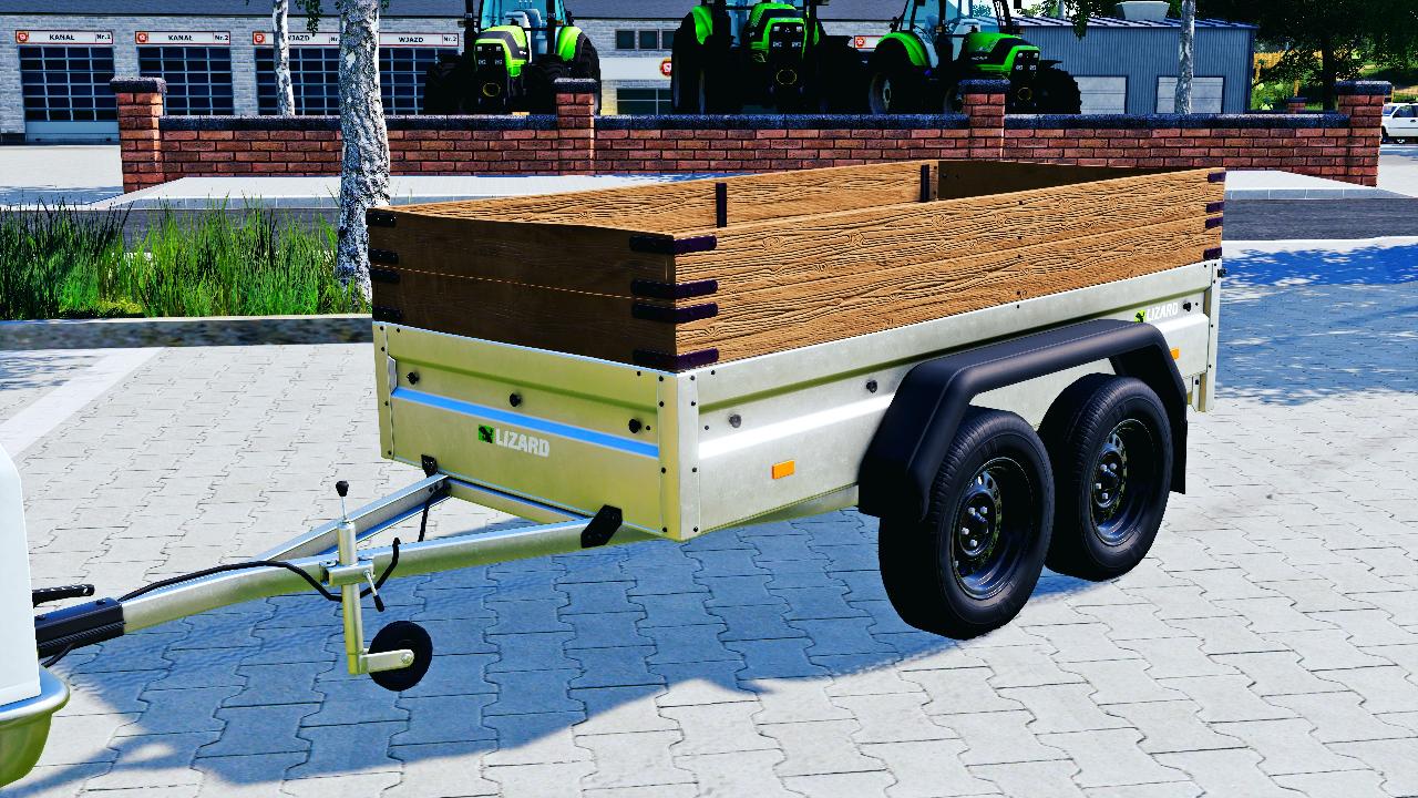 Two axle car trailer