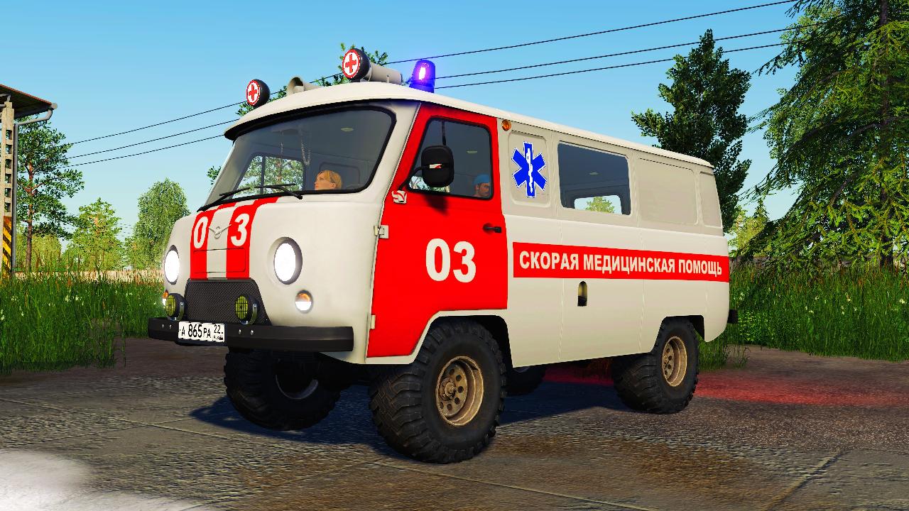 UAZ 3741 Version Krankenwagen