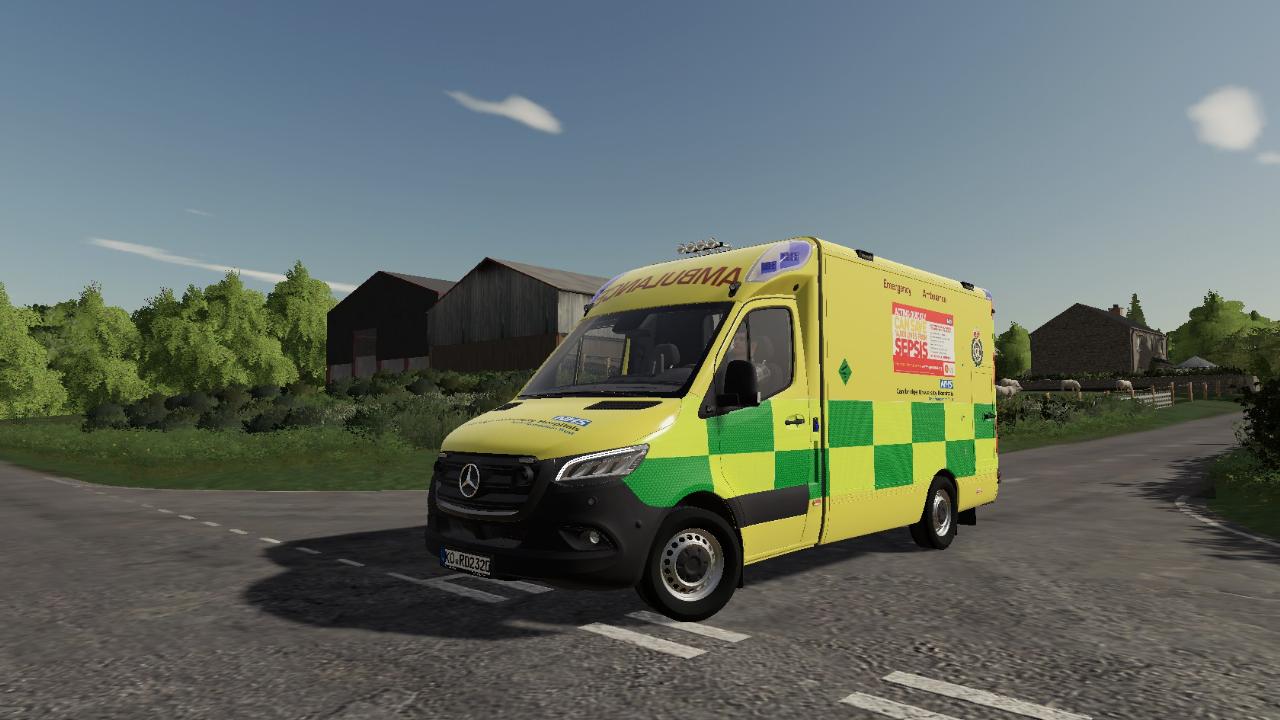 UK Cambridgeshire Ambulance reskin