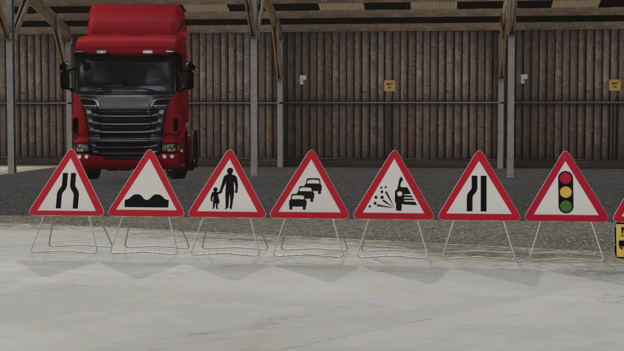 Panneaux routiers britanniques et plus