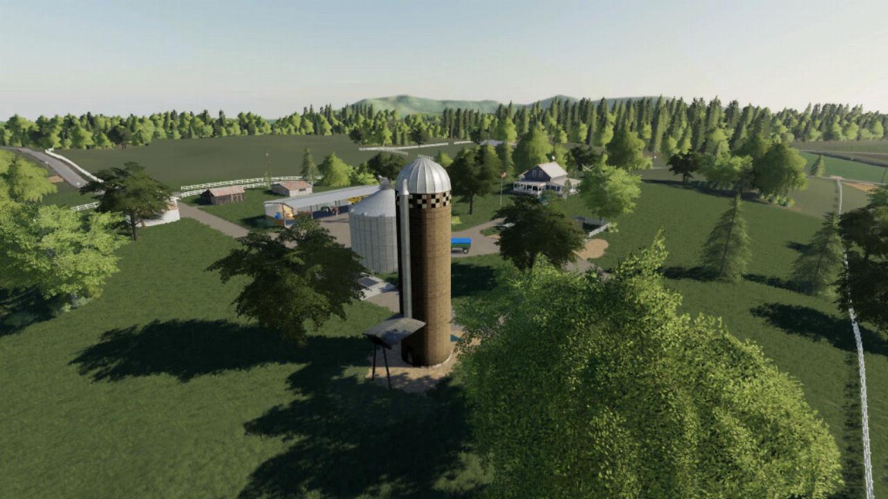 Silo à foin américain