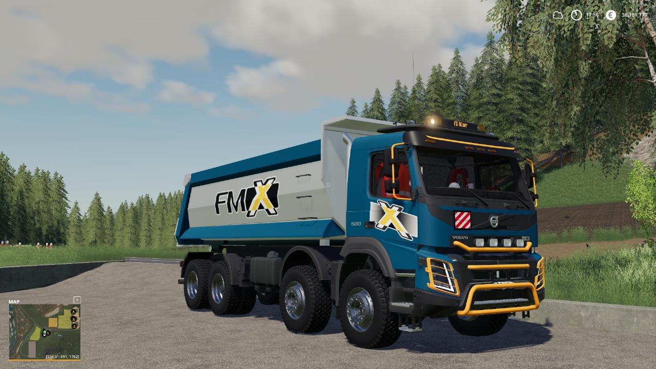 Volvo FMX 8X4 Hardox Tipper FS Miner's Edit