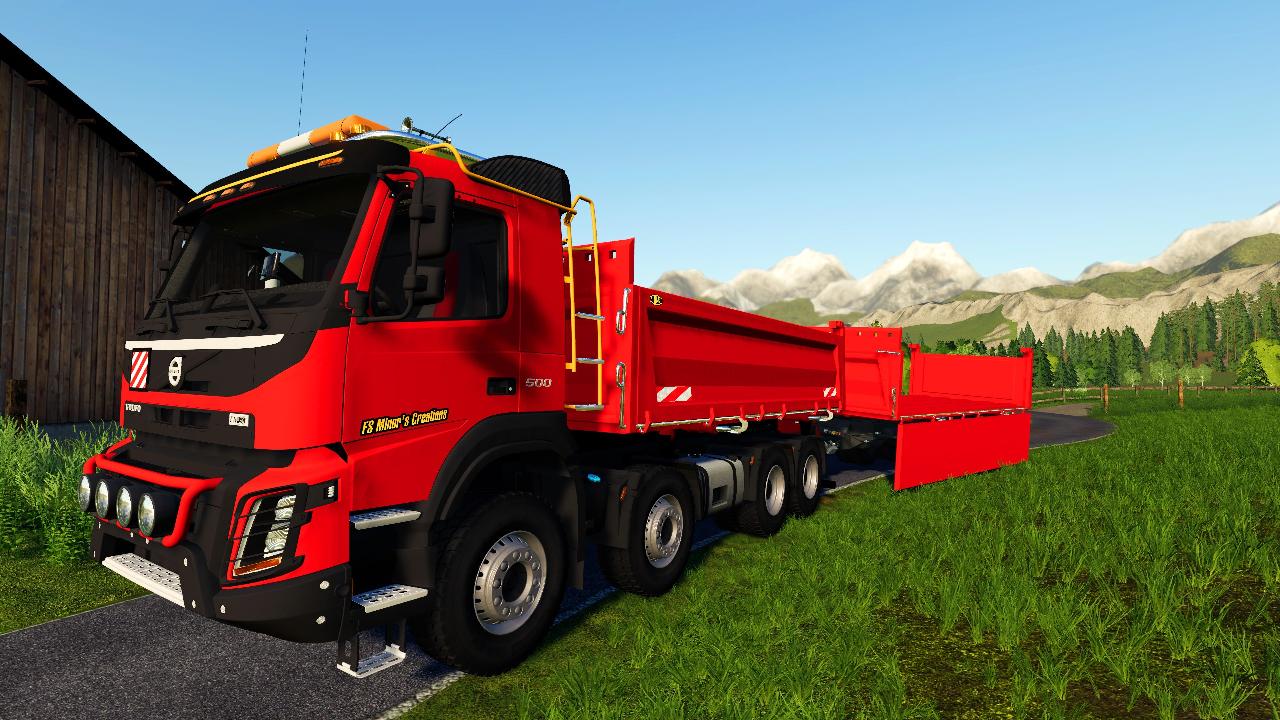 Volvo FMX 500 8x4 Day Cab Meiller-Kipper for Farming Simulator 2017