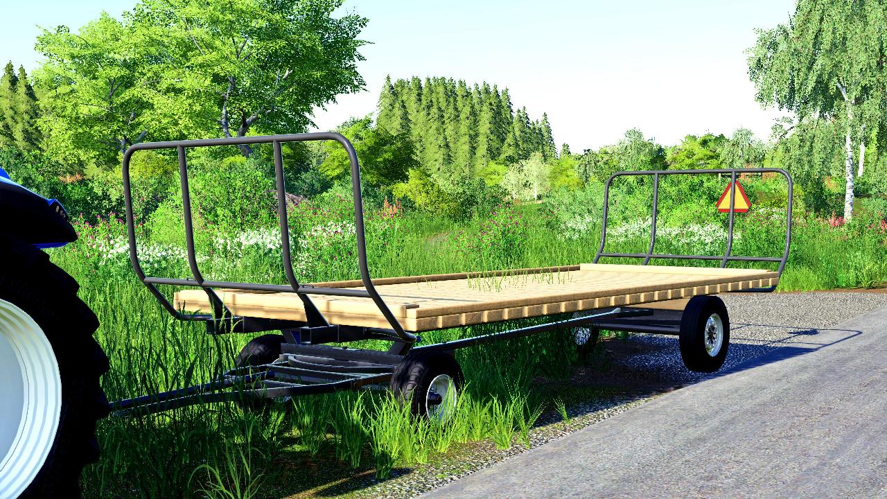 Wooden flatbed