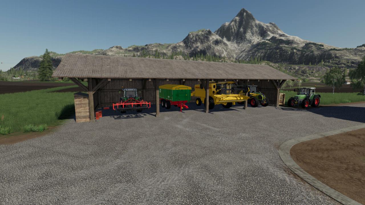 Hangar en bois