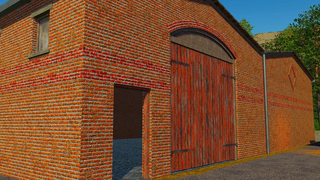 Brick building