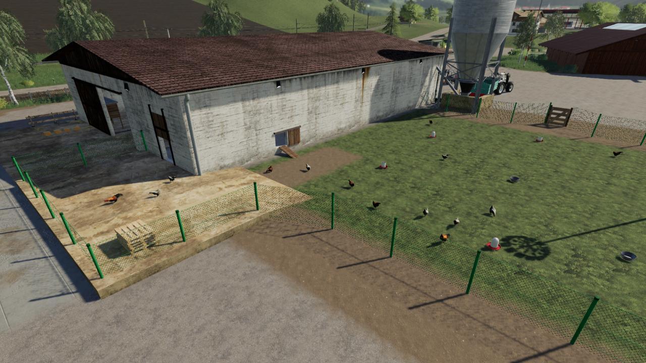 FS19 Large chicken coop V2.0