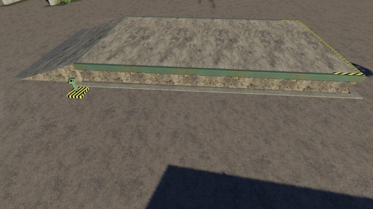 Large placeable hydraulic ramp