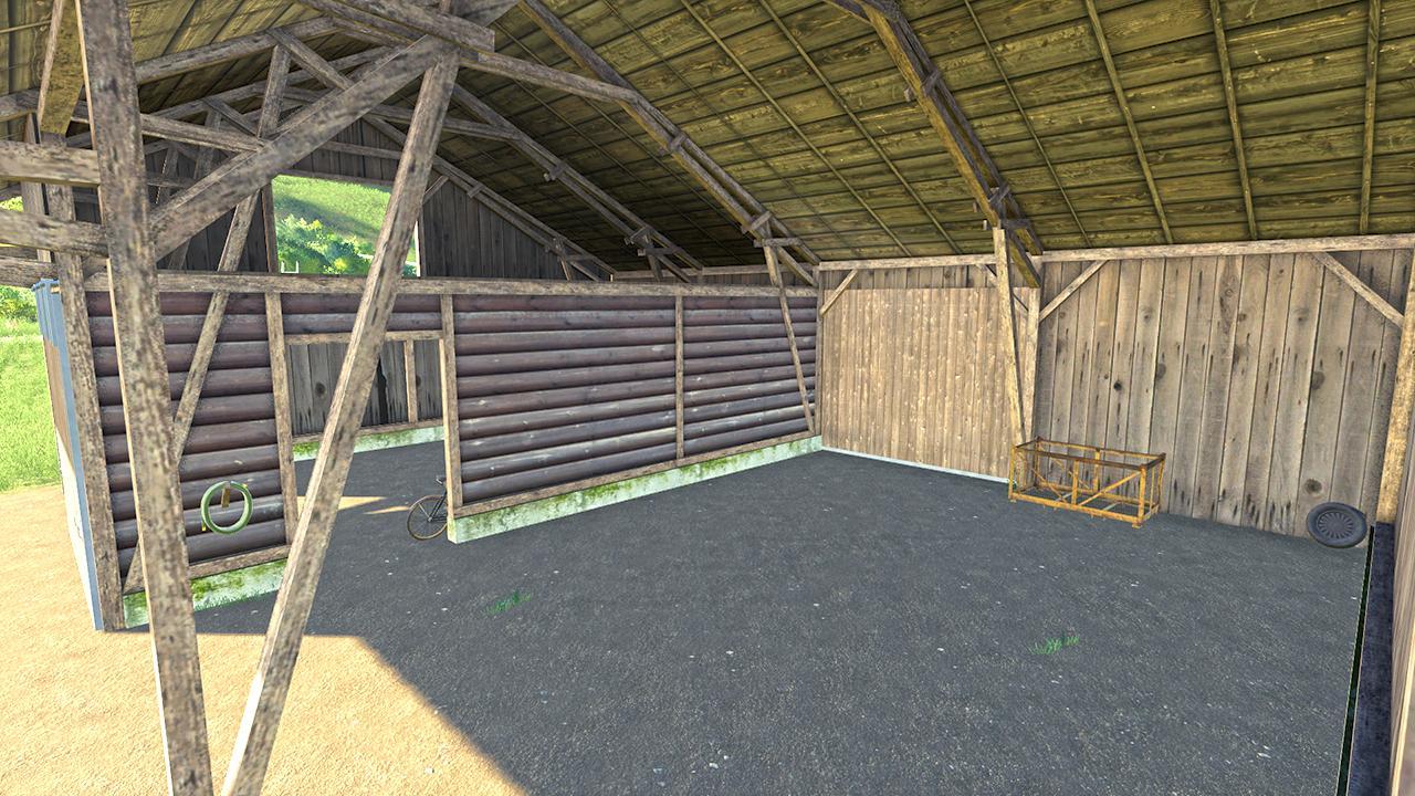 Wooden barn