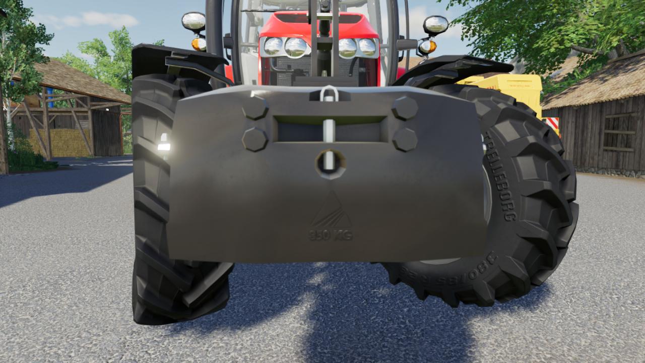 AGCO 850 KG WEIGHT