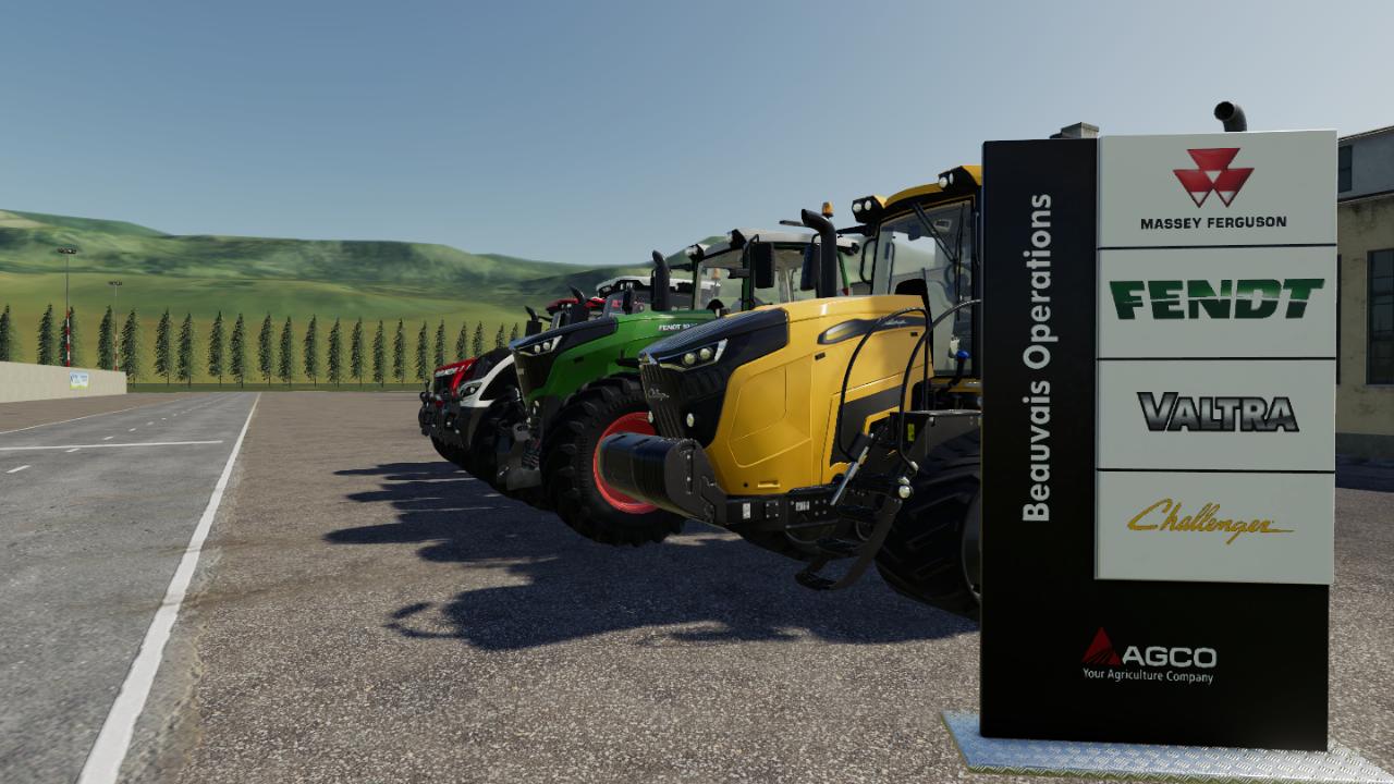 AGCO Händlerschild