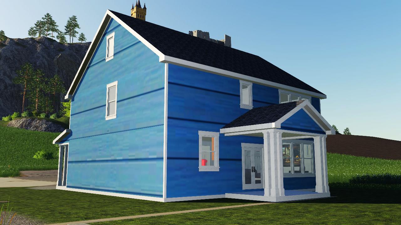 Blue house